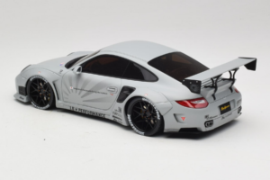 Porsche 911 997 Liberty Walk Gri GT Spirit 1:18 GT126 Rășină - imaginea 5 din 6