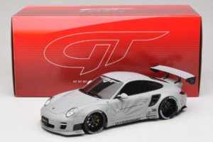 Porsche 911 997 Liberty Walk Gri GT Spirit 1:18 GT126 Rășină - imaginea 6 din 6