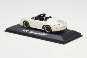 Porsche 911 997 Speedster Alb Minichamps 1:43 WAP0200290B Metal - imaginea 3 din 4
