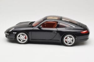 Porsche 911 997 Targa Negru Norev 1:18 187506 Metal - imaginea 4 din 8