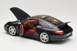 Porsche 911 997 Targa Negru Norev 1:18 187506 Metal - imaginea 5 din 8