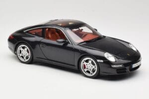 Porsche 911 997 Targa Negru Norev 1:18 187506 Metal - imaginea 6 din 8