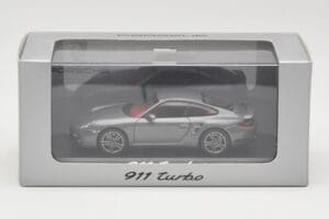 Porsche 911 997 Turbo Anthracite Grey Minichamps 1:43 WAP0200010A Metal - imaginea 4 din 4