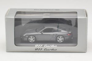 Porsche 911 997 Turbo Grey Metallic Minichamps 1:43 WAP02013116 Metal - imaginea 4 din 4