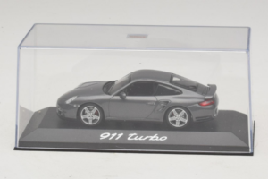 Porsche 911 997 Turbo Grey Metallic Minichamps 1:43 WAP02013016 Metal - imaginea 4 din 5