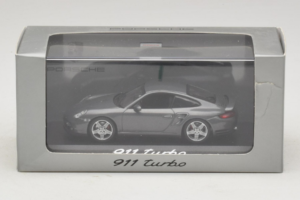 Porsche 911 997 Turbo Grey Metallic Minichamps 1:43 WAP02013016 Metal - imaginea 5 din 5