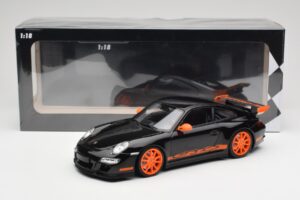 Porsche 911 997.1 GT3 RS Negru Minichamps 1:18 155062121 Metal - imaginea 6 din 6