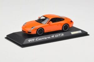 Porsche 911 997.2 Carrera 4 GTS Portocaliu Minichamps 1:43 WAP0201140C Metal - imaginea 2 din 4