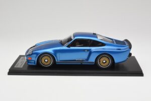Porsche 911 930 Almeras Biturbo 3.3 Albastru Kess 1:18 KE18005A Rășină - imaginea 3 din 6