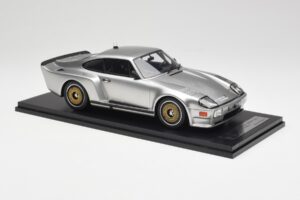 Porsche 911 930 Almeras Biturbo 3.3 Argintiu Kess 1:18 KE18005B Rășină - imaginea 4 din 6