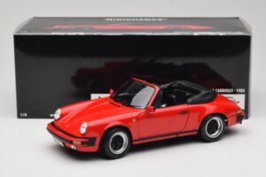 Porsche 911 SC Cabriolet Roșu Minichamps 1:18 100063030 Metal - imaginea 8 din 8
