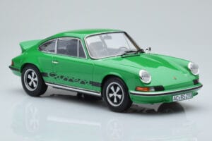 Porsche 911 Carrera RS 2.7 Verde Norev 1:18 187680 Metal - imaginea 4 din 6