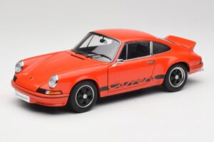 Porsche 911 Carrera RS 2.7 Portocaliu & Dungi Negre AUTOart 1:18 78054 Metal