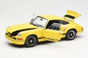 Porsche 911 Carrera RS 2.7 Galben AUTOart 1:18 78053 Metal - imaginea 2 din 8