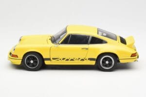 Porsche 911 Carrera RS 2.7 Galben AUTOart 1:18 78053 Metal - imaginea 4 din 8