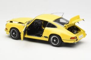 Porsche 911 Carrera RS 2.7 Galben AUTOart 1:18 78053 Metal - imaginea 5 din 8