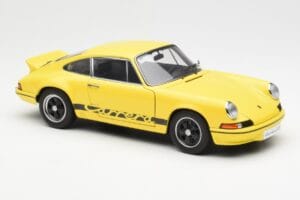 Porsche 911 Carrera RS 2.7 Galben AUTOart 1:18 78053 Metal - imaginea 6 din 8
