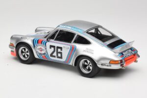 Porsche 911 Carrera RSR Group 4 GT #26 Martini Racing H. Muller / G. van Lennep GT Class Winner 1000 km Dijon 1973 Minichamps - imaginea 5 din 6