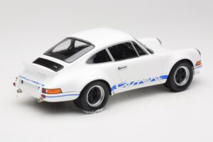 Porsche 911 Carrera RSR Group 4 GT Alb & Albastru 1973 Minichamps 1:18 107065020 Metal - imaginea 2 din 6
