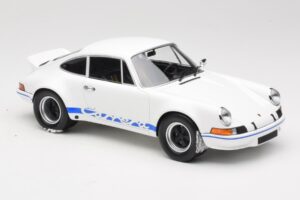 Porsche 911 Carrera RSR Group 4 GT Alb & Albastru 1973 Minichamps 1:18 107065020 Metal - imaginea 4 din 6