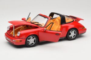 Porsche 911 Carrera Targa Roșu Anson 1:18 3054 Metal - imaginea 2 din 8
