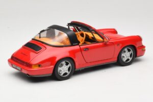 Porsche 911 Carrera Targa Roșu Anson 1:18 3054 Metal - imaginea 3 din 8