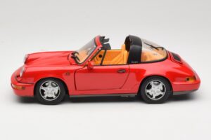 Porsche 911 Carrera Targa Roșu Anson 1:18 3054 Metal - imaginea 4 din 8