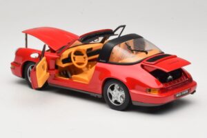 Porsche 911 Carrera Targa Roșu Anson 1:18 3054 Metal - imaginea 5 din 8