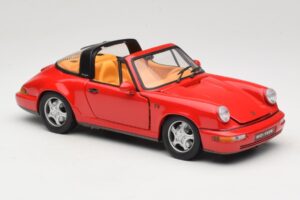 Porsche 911 Carrera Targa Roșu Anson 1:18 3054 Metal - imaginea 6 din 8