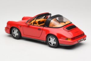 Porsche 911 Carrera Targa Roșu Anson 1:18 3054 Metal - imaginea 7 din 8