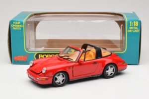 Porsche 911 Carrera Targa Roșu Anson 1:18 3054 Metal - imaginea 8 din 8