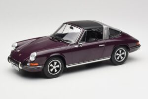 Porsche 911 E Targa Violet Norev 1:18 187644 Metal - imaginea 2 din 7