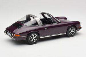 Porsche 911 E Targa Violet Norev 1:18 187644 Metal - imaginea 3 din 7