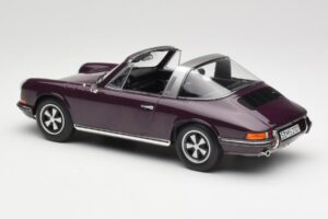 Porsche 911 E Targa Violet Norev 1:18 187644 Metal - imaginea 6 din 7