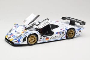 Porsche 911 GT1 #25 Porsche AG U. Alzen / J. Muller / B. Wollek 24 Hours of Le Mans 1998 Maisto 1:18 56052 Metal - imaginea 2 din 8