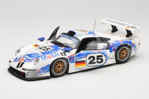 Porsche 911 GT1 #25 H. Stuck / T. Boutsen / B. Wollek 24 Hours of Le Mans 1996 UT Models 1:18 180966625 Metal - imaginea 2 din 8