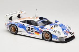 Porsche 911 GT1 #25 H. Stuck / T. Boutsen / B. Wollek 24 Hours of Le Mans 1996 UT Models 1:18 180966625 Metal - imaginea 6 din 8