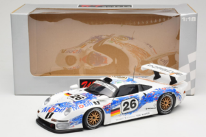 Porsche 911 GT1 #26 K. Wendlinger / Goody / Y. Dalmas 24 Hours of Le Mans 1996 UT Models 1:18 180966626 Metal - imaginea 8 din 8