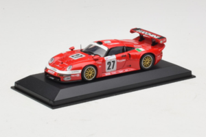 Porsche 911 GT1 #27 BMS Scuderia Italia 24 Hours of Le Mans 1997 Minichamps 1:43 430976627 Metal - imaginea 2 din 4