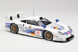 Porsche 911 GT1 #6 T. Boutsen / H-J. Stuck 1997 UT Models 1:18 39720 Metal - imaginea 6 din 8