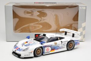 Porsche 911 GT1 #6 T. Boutsen / H-J. Stuck 1997 UT Models 1:18 39720 Metal - imaginea 8 din 8