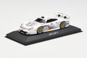 Porsche 911 GT1 #25 Warsteiner 24 Hours of Le Mans 1997 Minichamps 1:43 WAP02003197 Metal - imaginea 2 din 4