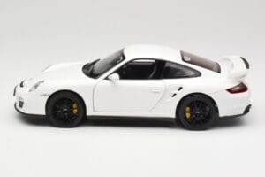 Porsche 911 GT2 997.1 Alb Norev 1:18 187572 Metal - imaginea 4 din 8