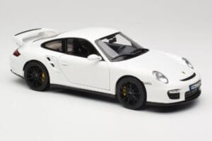 Porsche 911 GT2 997.1 Alb Norev 1:18 187572 Metal - imaginea 6 din 8