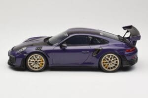Porsche 911 GT2 RS 991.2 Ultraviolet GT Spirit 1:18 GT926 Rășină - imaginea 3 din 6