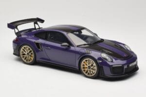 Porsche 911 GT2 RS 991.2 Ultraviolet GT Spirit 1:18 GT926 Rășină - imaginea 4 din 6