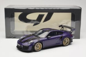 Porsche 911 GT2 RS 991.2 Ultraviolet GT Spirit 1:18 GT926 Rășină - imaginea 6 din 6