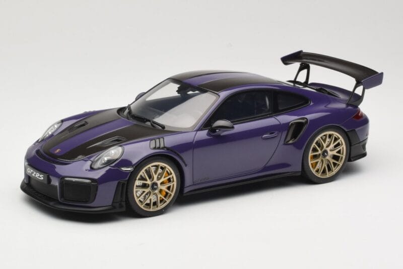 Porsche 911 GT2 RS 991.2 Ultraviolet GT Spirit 1:18 GT926 Rășină
