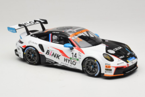 Porsche 911 GT3 Cup 992 #14 R. de Haan Oschersleben GP 2024 IXO 1:18 18RMC219 Metal - imaginea 4 din 6