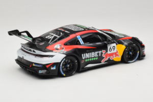 Porsche 911 GT3 Cup 992 #69 K. Rovanpera Zolder GP 2024 IXO 1:18 18RMC226 Metal - imaginea 2 din 6